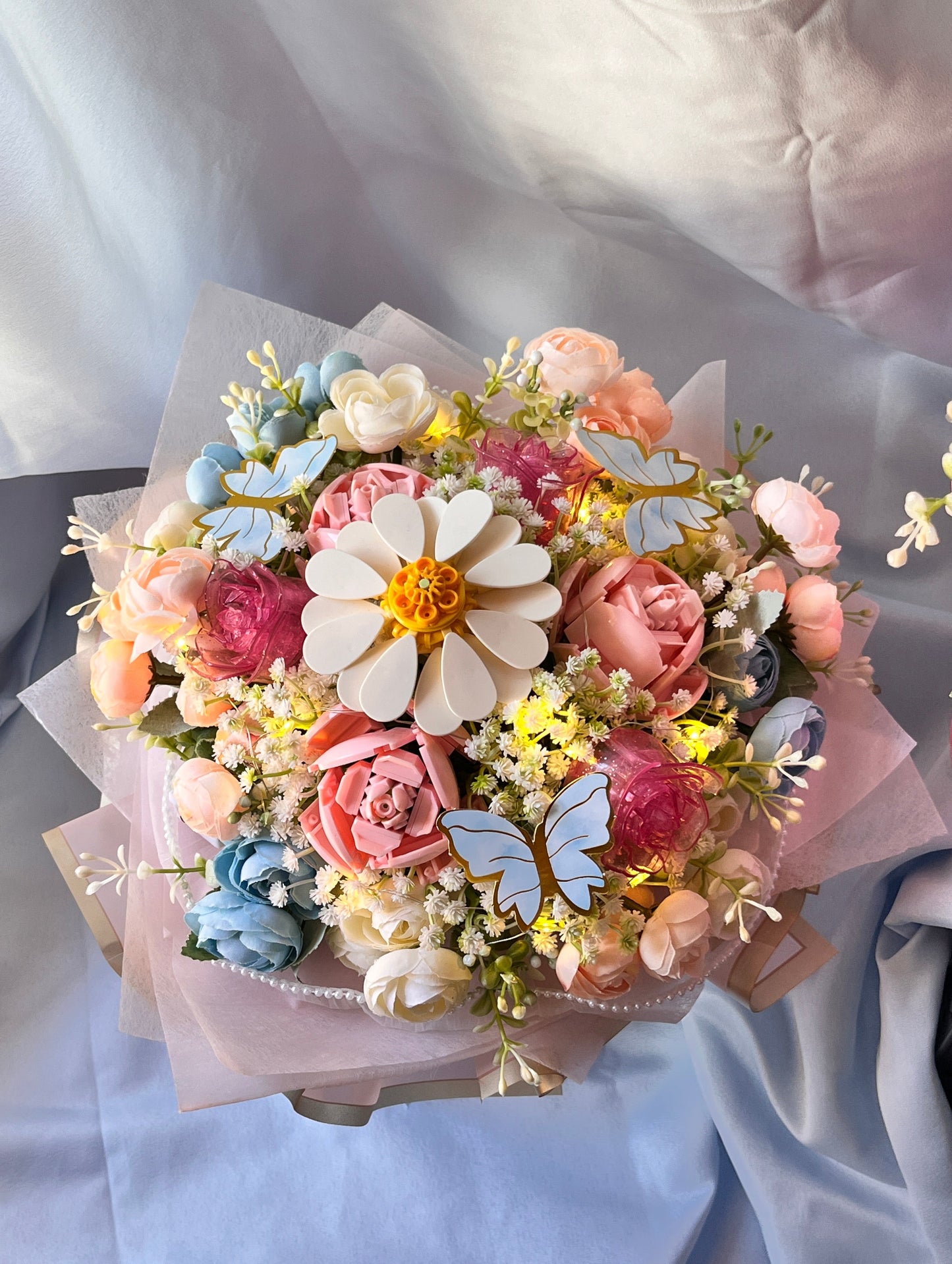 Crystal Rose Garden Bouquet