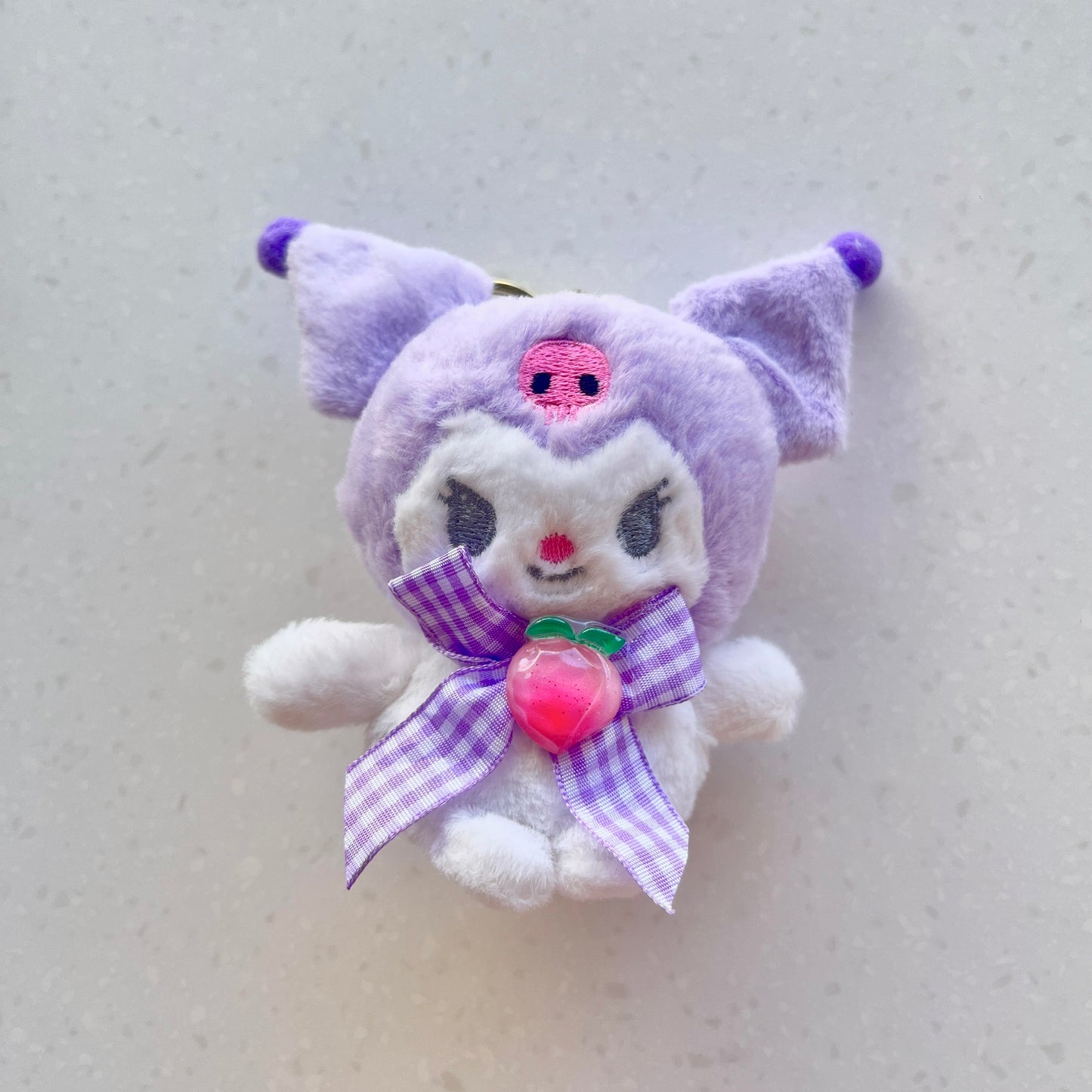 Porte-clés en peluche Sanrio Sweet Peach