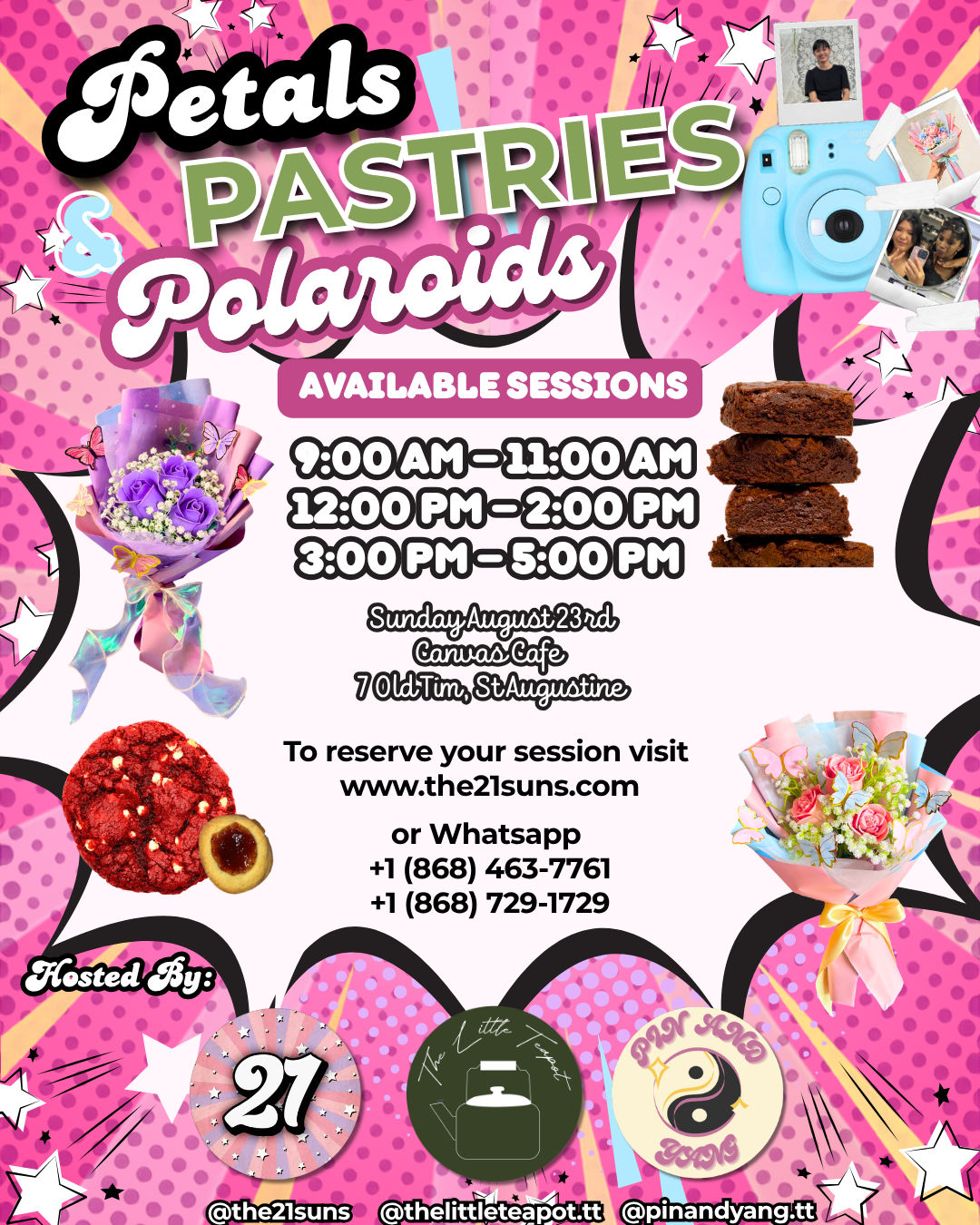 BUILD YOUR OWN LEGO BOUQUET: PETALS PASTRIES AND POLAROIDS