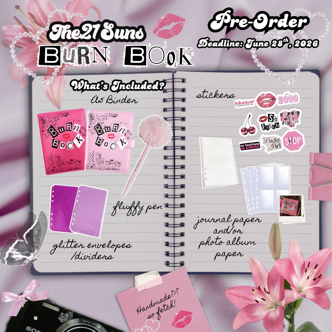 PRE-ORDER Burn Book Journal