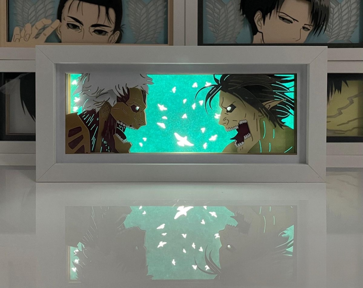 Colossal vs Attack Titan Light Box