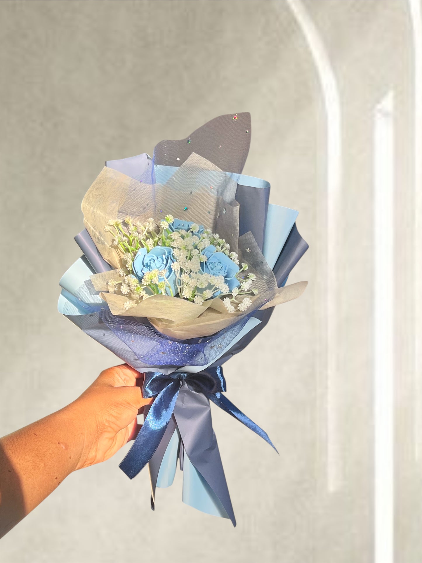 Blue Rose Bouquet