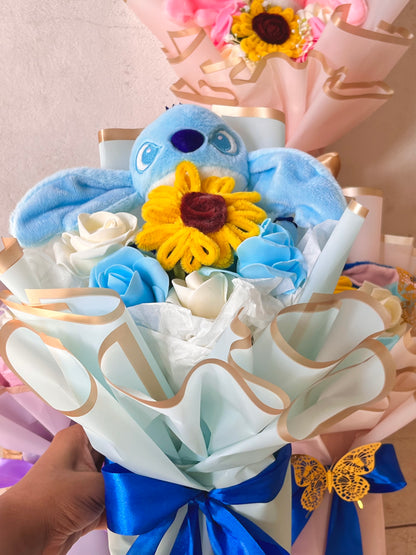 Deluxe Stitch Plush Bouquet