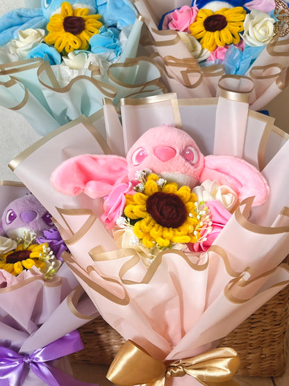 Deluxe Stitch Plush Bouquet