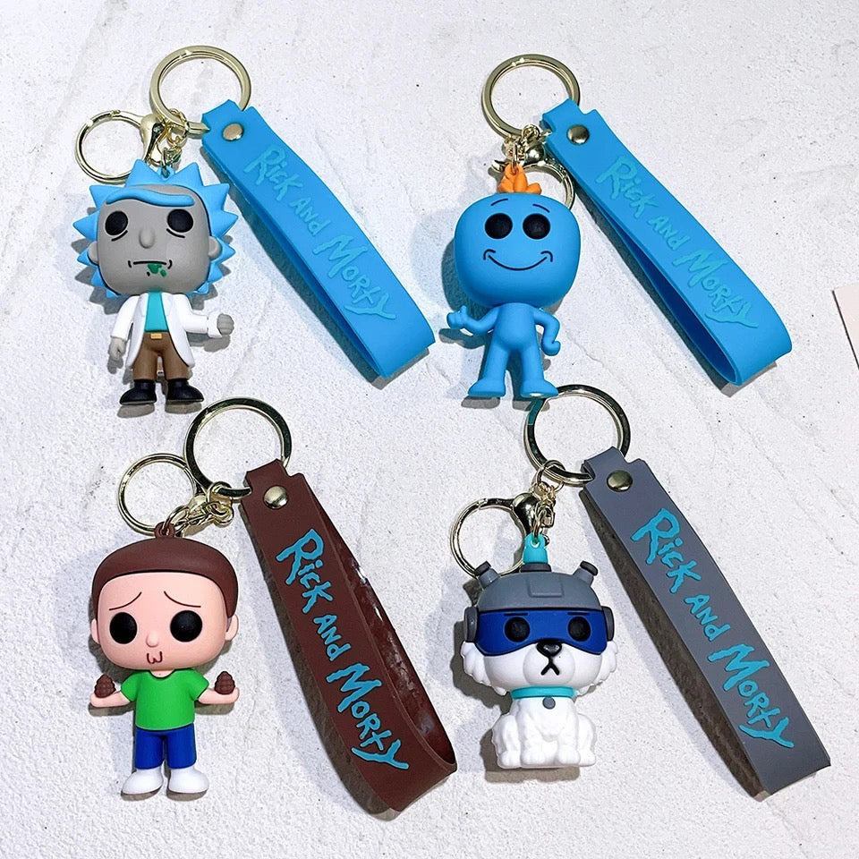 Rick and Morty Keychain