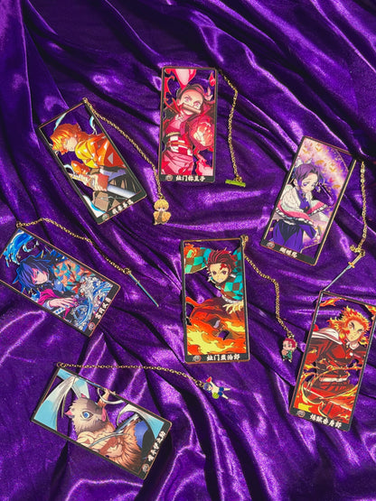 Demon Slayer Brass Bookmarks