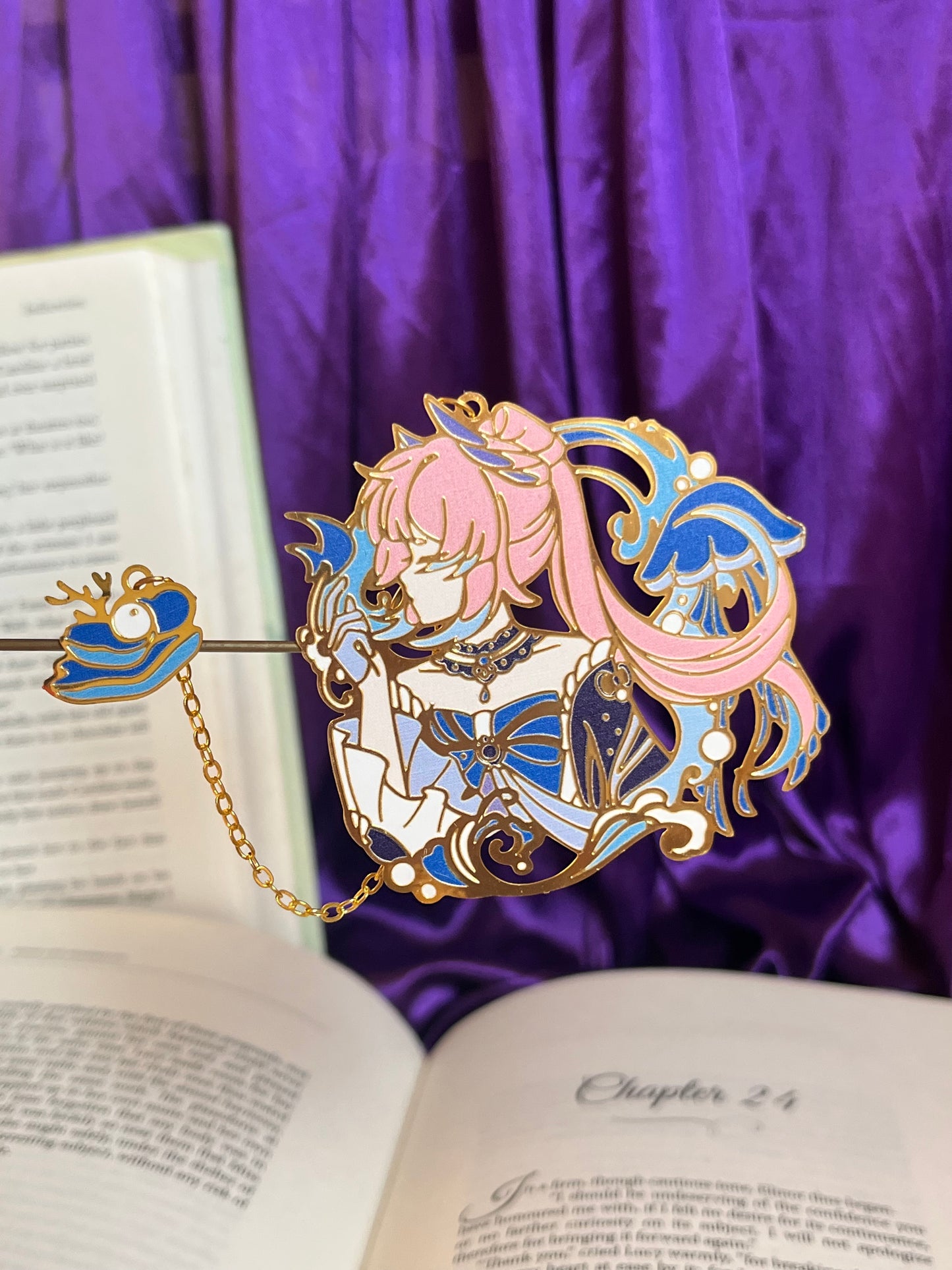 Genshin Impact Brass Bookmark