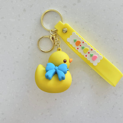 Springtime Duck Keychain