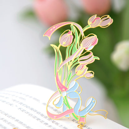 Ethereal Floral Bookmark