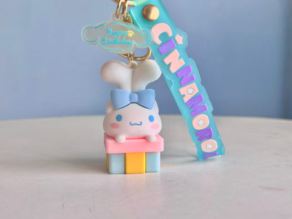 Cinnamoroll Birthday Edition Keychain