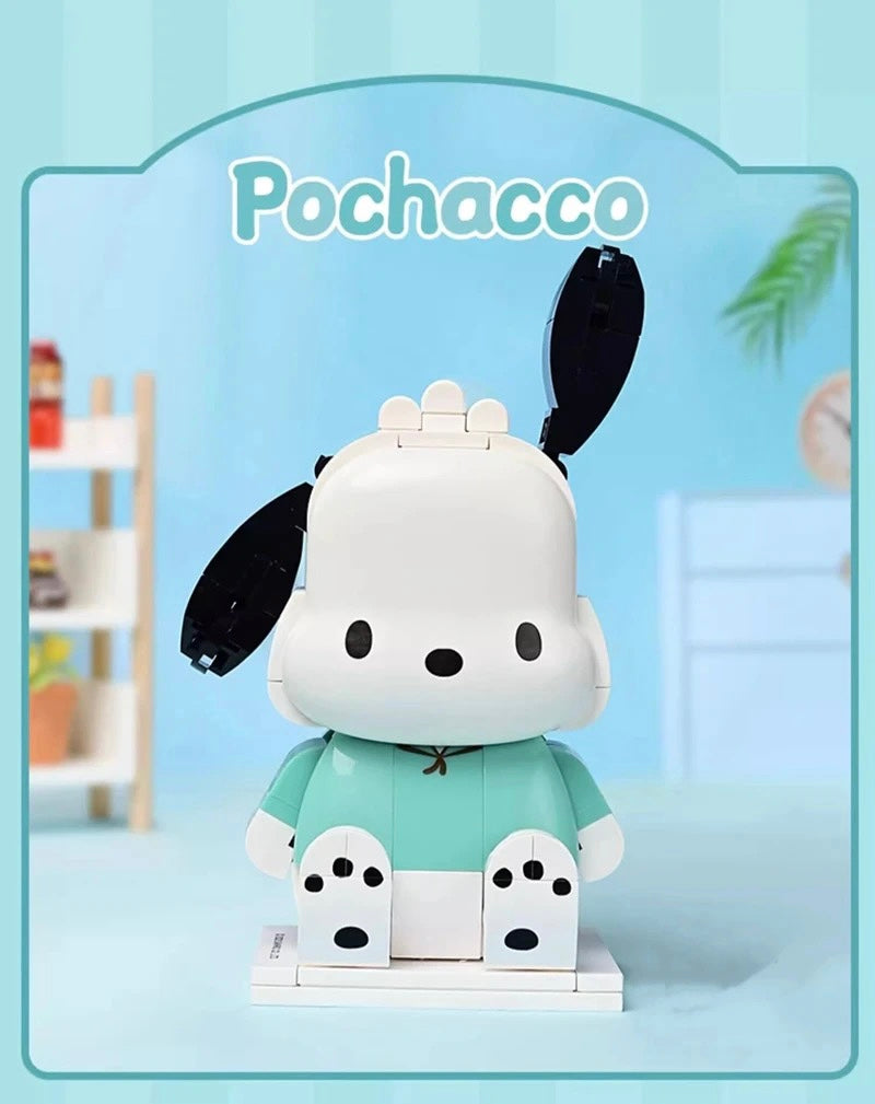 Figura de bloques de construcción Sanrio