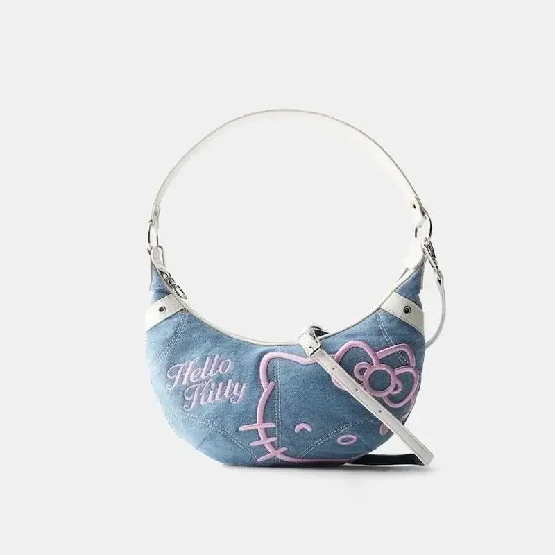 Denim newest Hello Kitty Purse