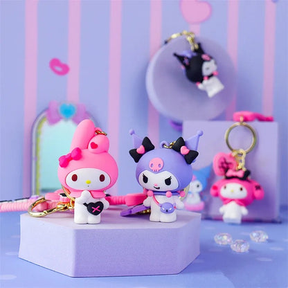 Kuromi & My Melody Keychain