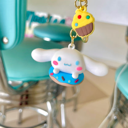 Llaveros de la serie Sanrio Donut