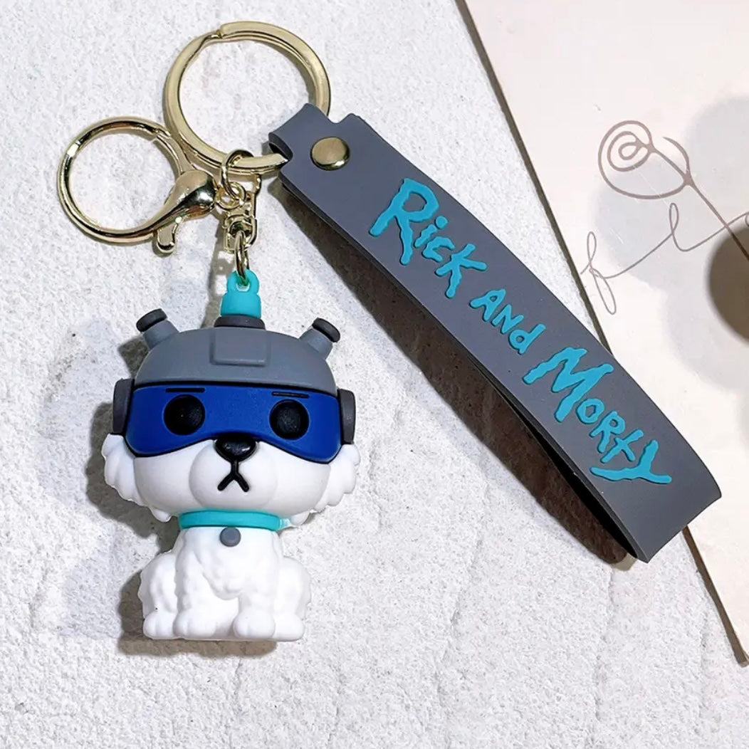 Rick and Morty Keychain