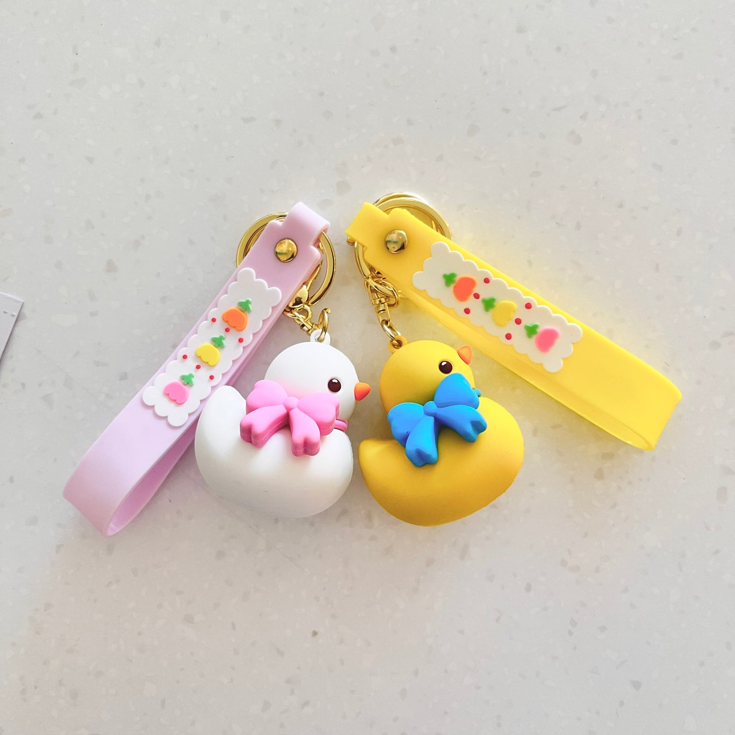 Springtime Duck Keychain