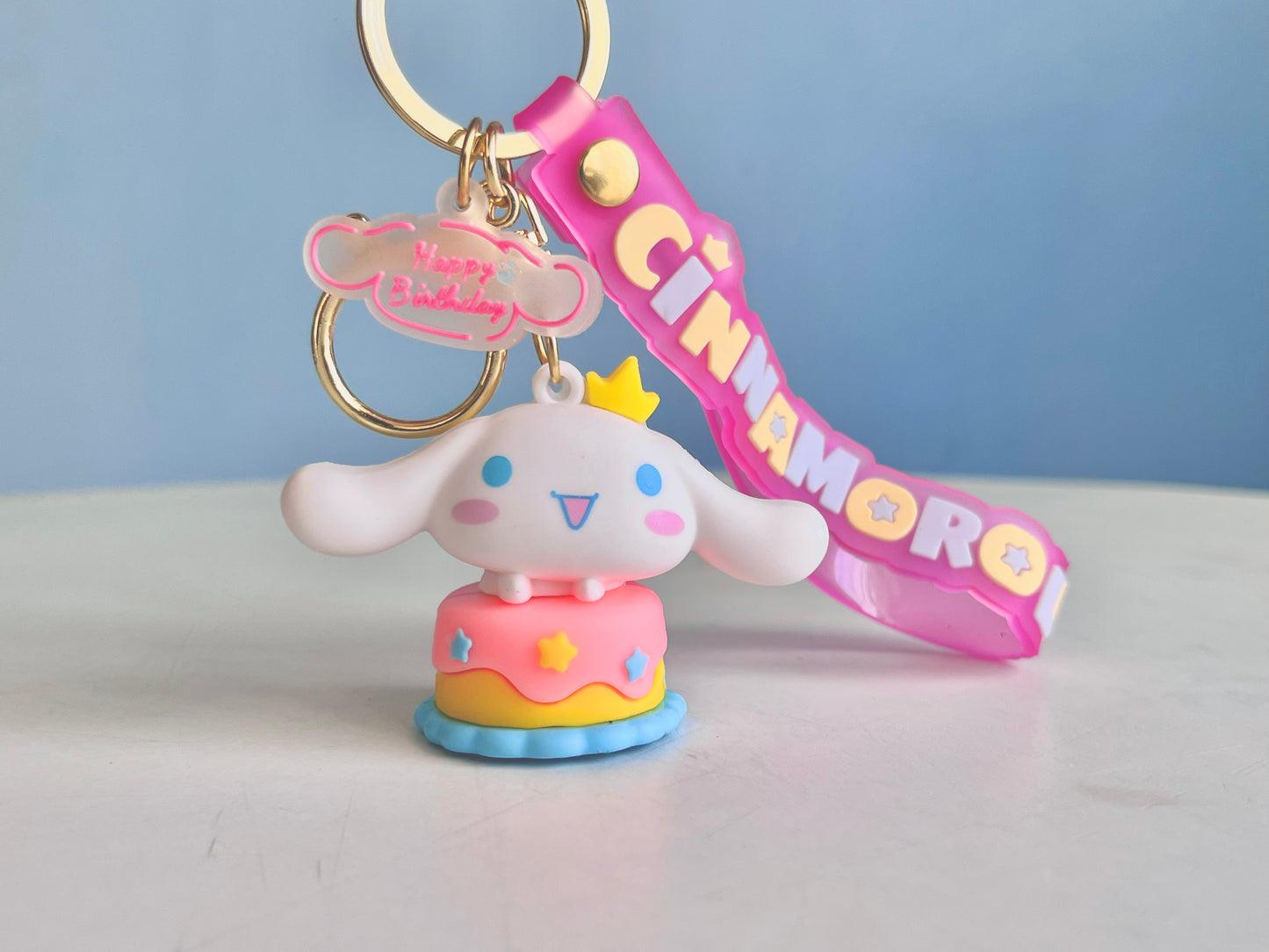 Cinnamoroll Birthday Edition Keychain