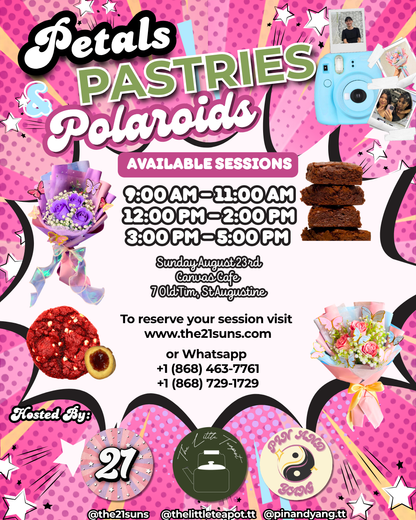 BUILD YOUR OWN LEGO BOUQUET: PETALS PASTRIES AND POLAROIDS