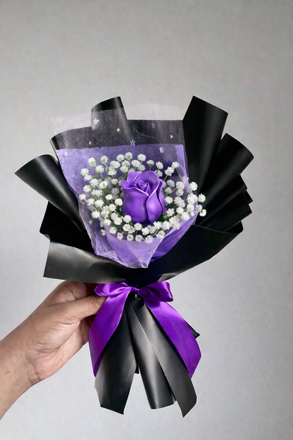 Romantic Purple Rose Bouquet