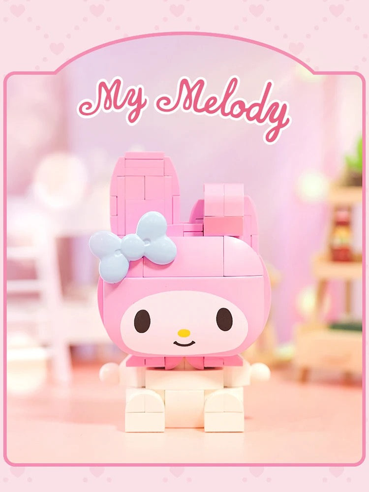 Figura de bloques de construcción Sanrio