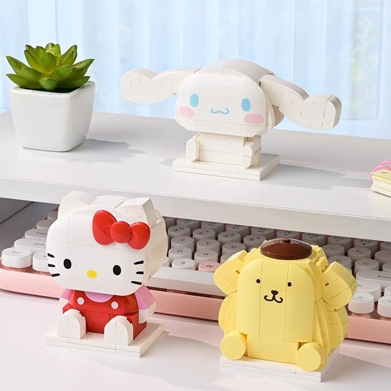 Figura de bloques de construcción Sanrio