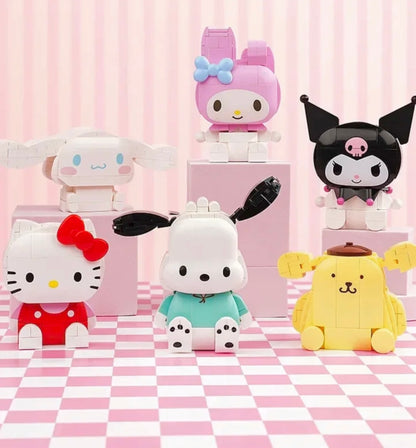 Figura de bloques de construcción Sanrio