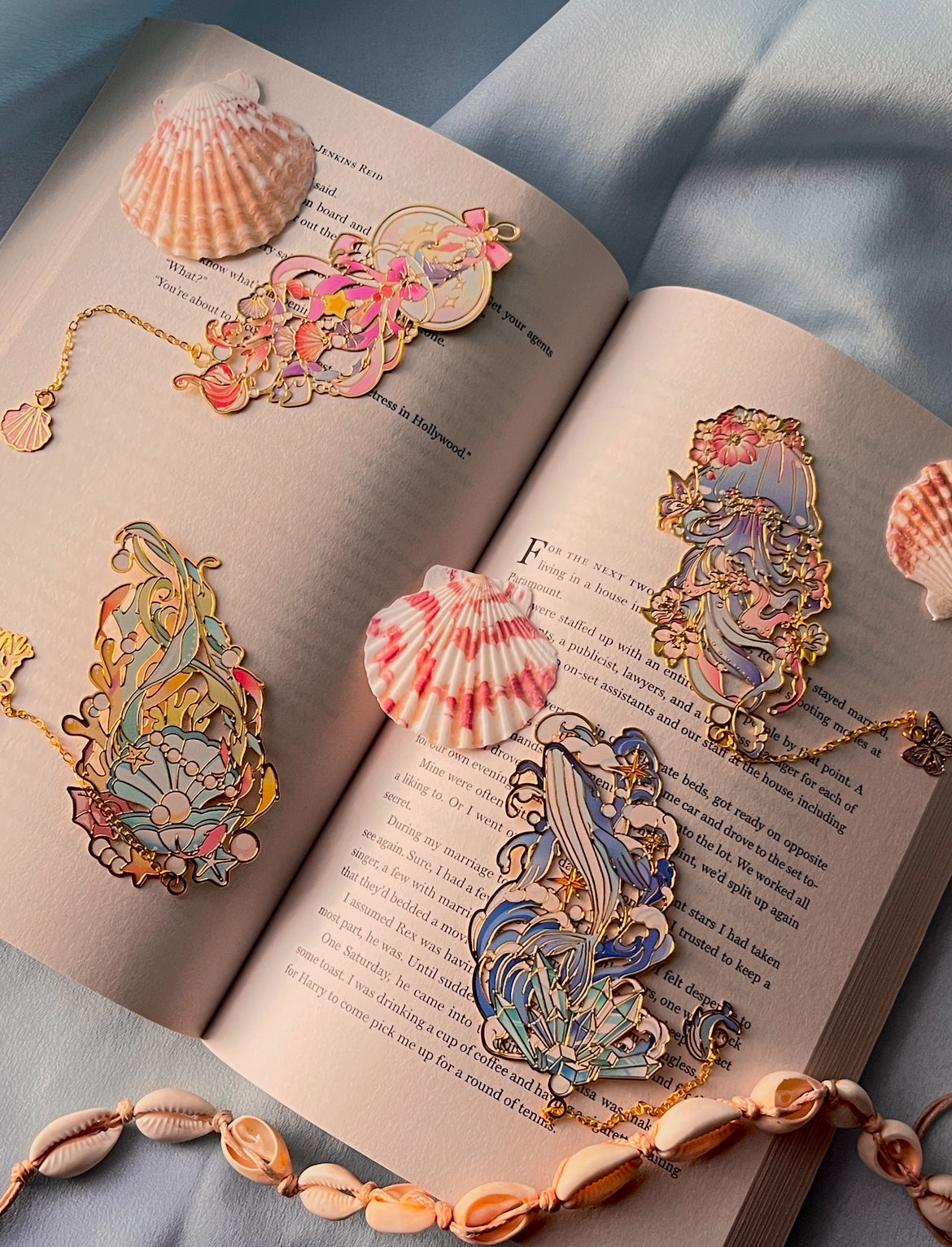 Ethereal Tides Bookmark