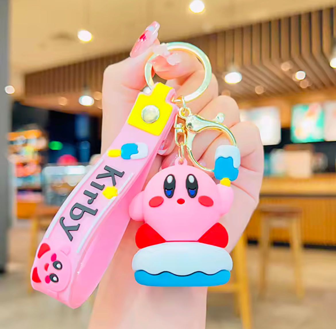 Kirby Foodie Keychain