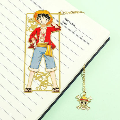 One Piece Brass Bookmark