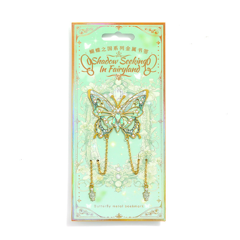 Ethereal Butterfly Brass Bookmarks