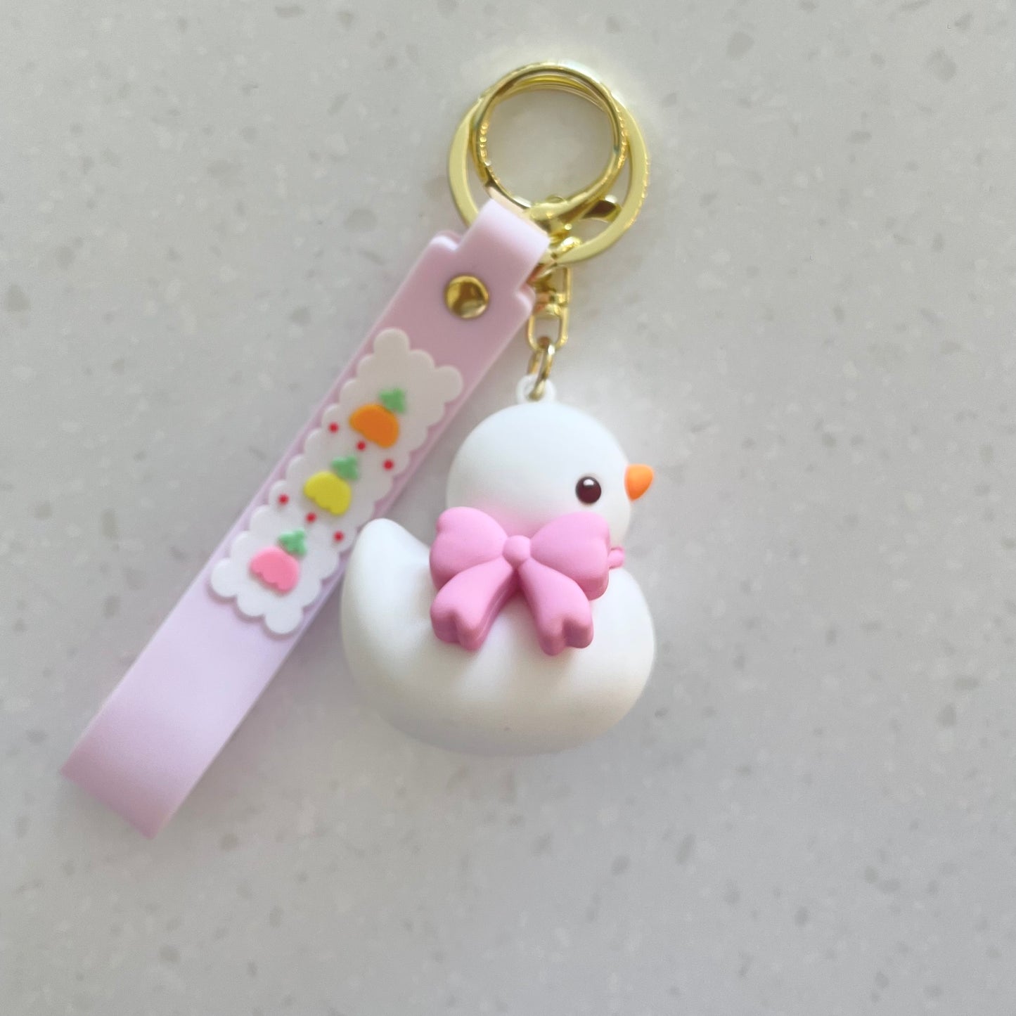 Springtime Duck Keychain