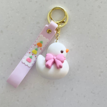 Springtime Duck Keychain