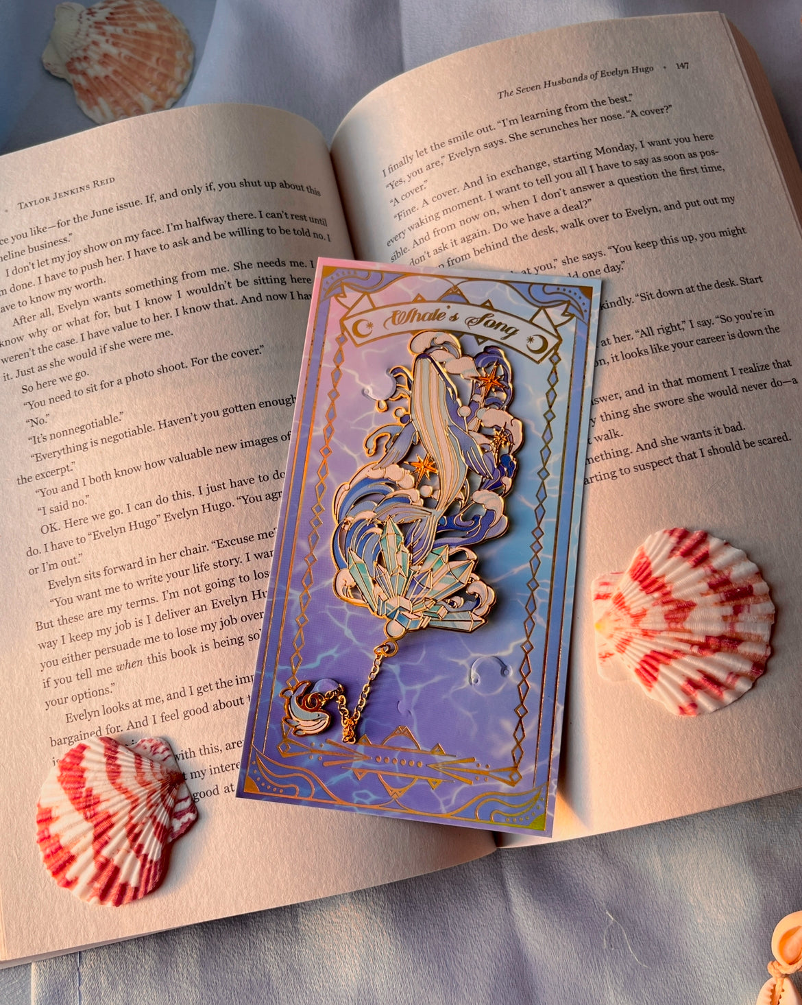 Ethereal Tides Bookmark