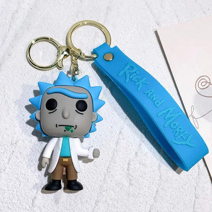 Rick and Morty Keychain