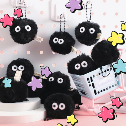 Spirited Away Soot Sprite Keychain