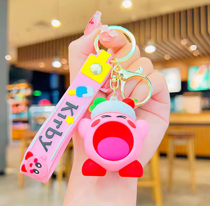 Kirby Foodie Keychain