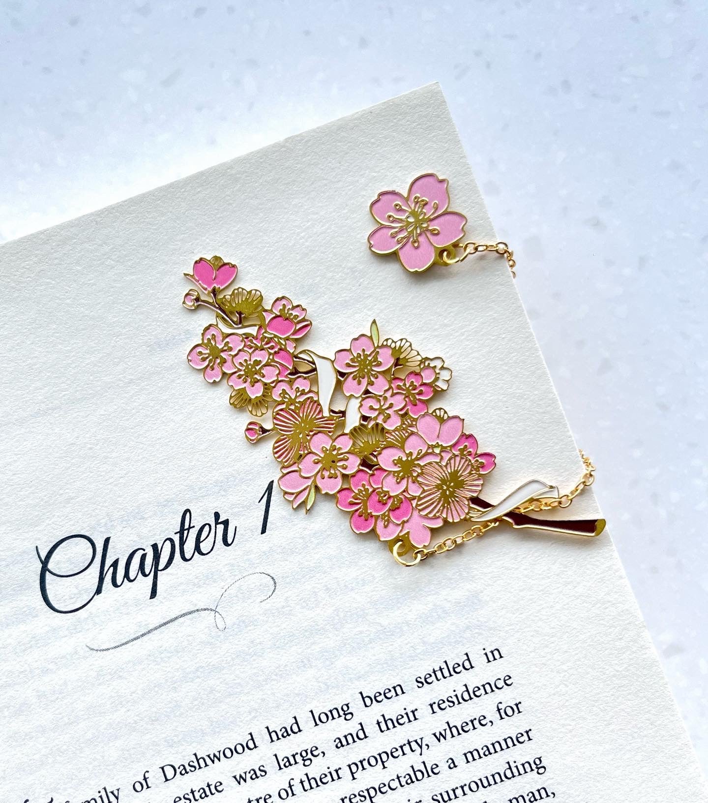 Floral Bouquet Bookmark