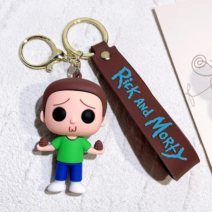 Rick and Morty Keychain