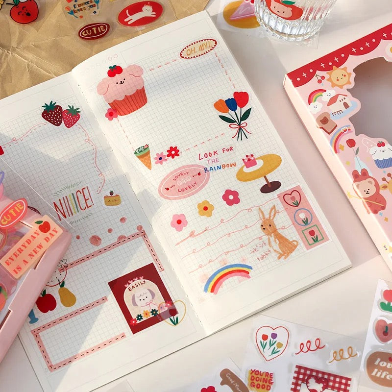 Kawaii Mini Sticker Sheet