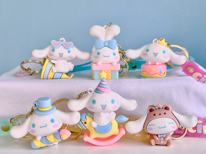 Cinnamoroll Birthday Edition Keychain