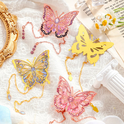 Ethereal Butterfly Brass Bookmarks