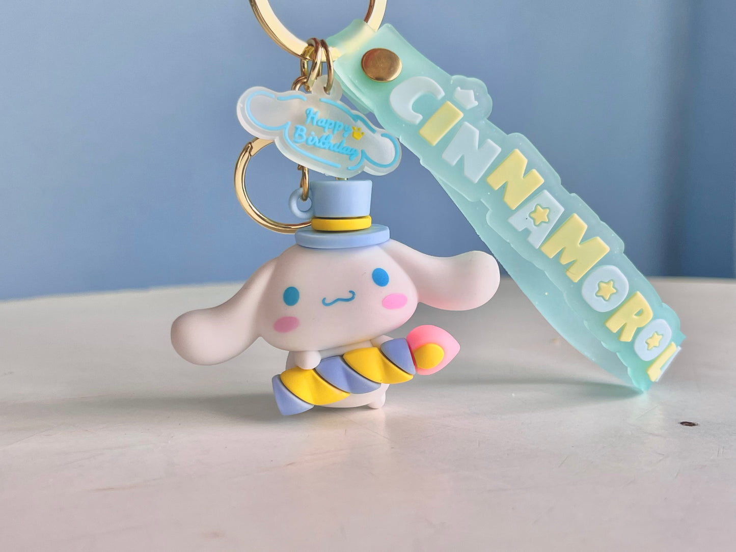 Cinnamoroll Birthday Edition Keychain