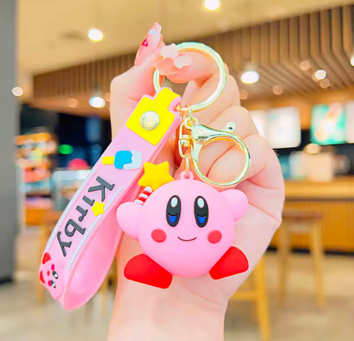 Kirby Foodie Keychain