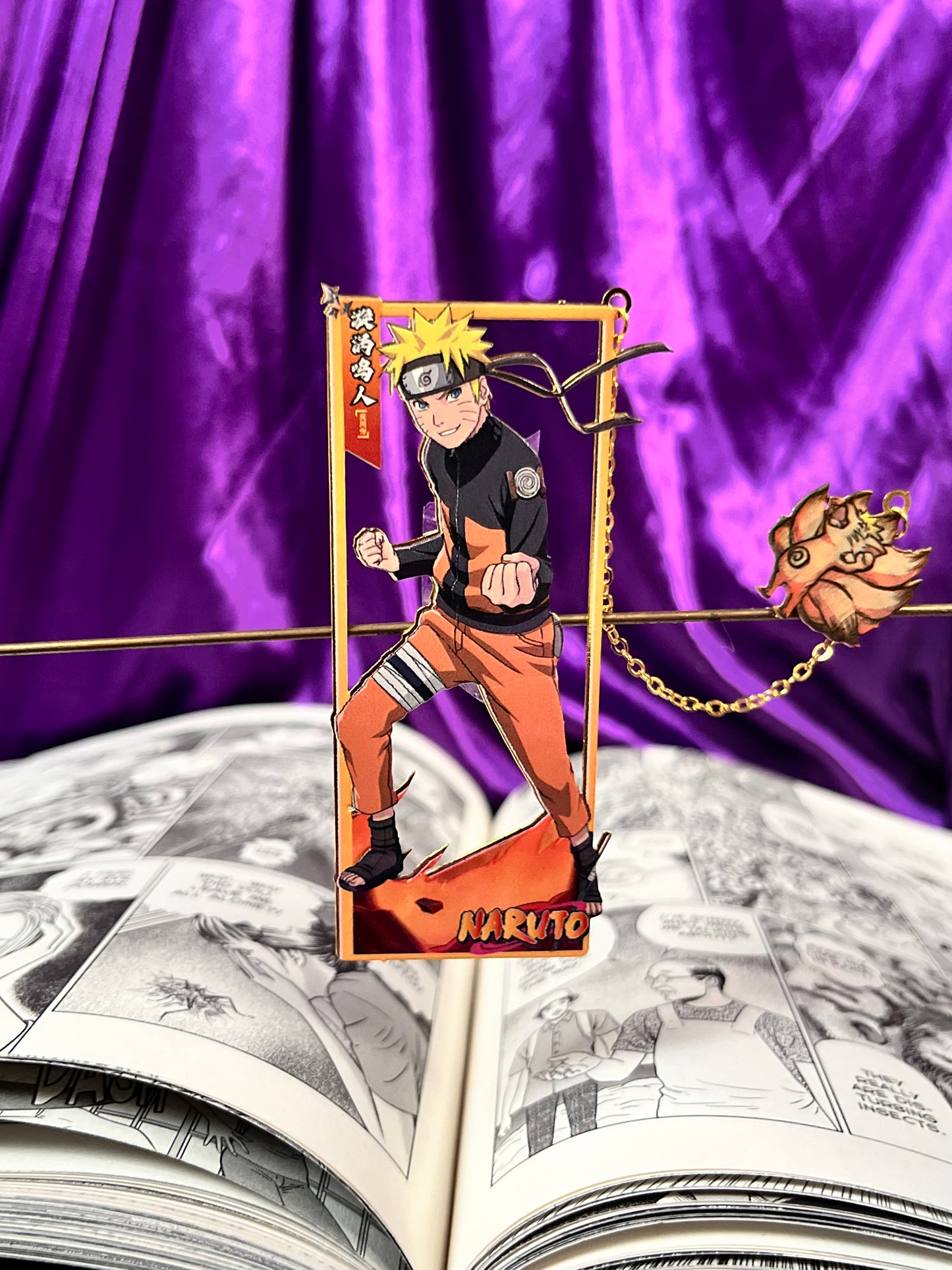 Naruto Shippuden Brass Bookmarks