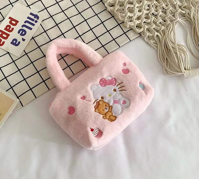 Mini bolso de felpa