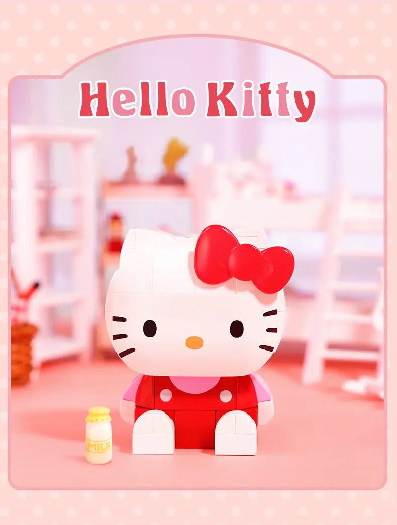 Figura de bloques de construcción Sanrio