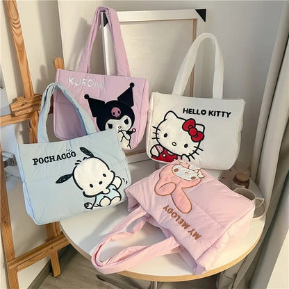 Genuine Sanrio Puffer Tote Bag