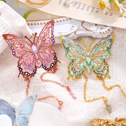 Ethereal Butterfly Brass Bookmarks