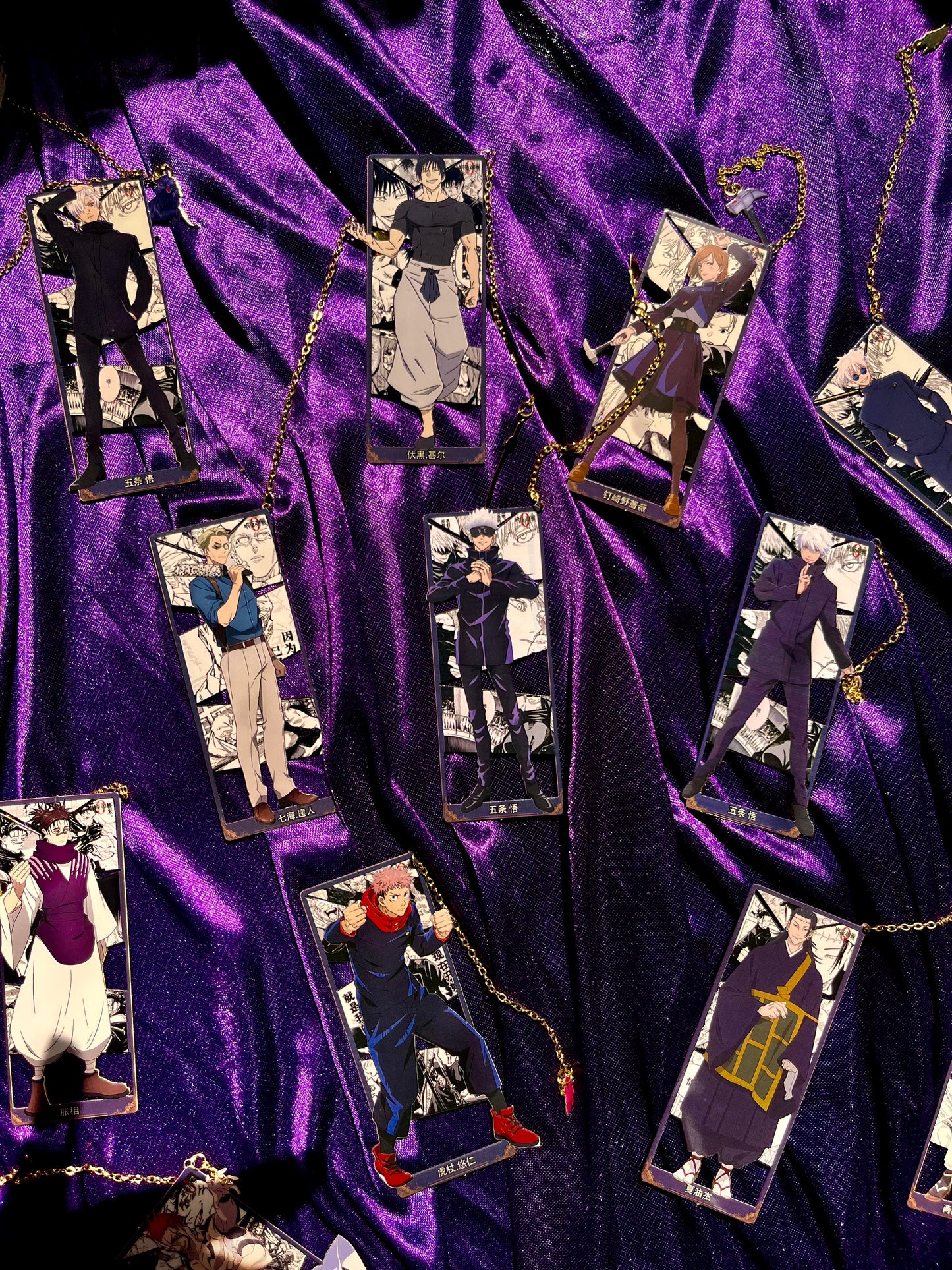 Jujutsu Kaisen Brass Bookmarks