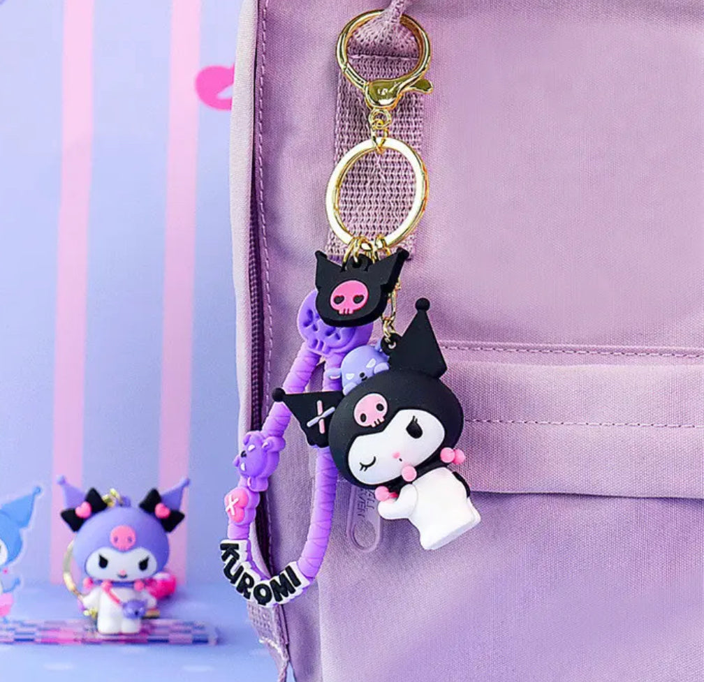 Kuromi & My Melody Keychain